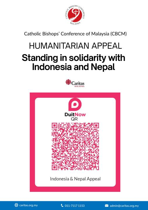 CBCM Humanitarian Appeal — Standing in Solidarity with Indonesia and Nepal